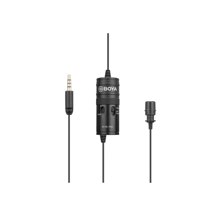 Микрофон брошка BOYA BY-M1 Pro, 3.5mm жак