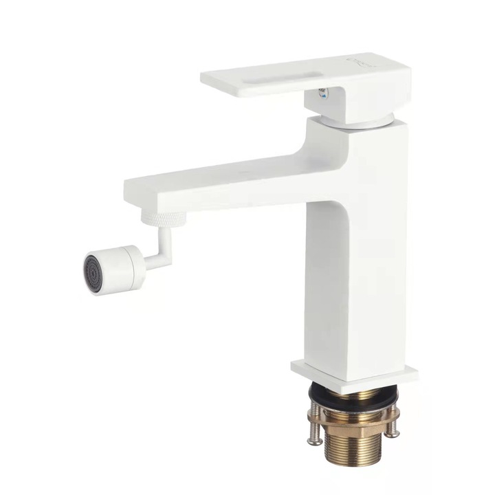 Baterie pentru bideu TRENDY’S, alb mat