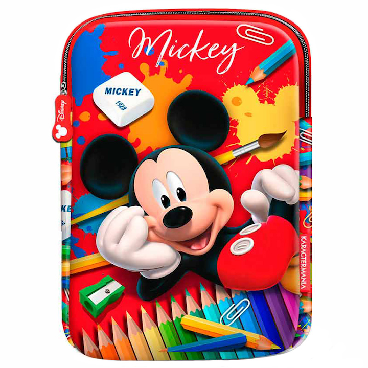 Калъф за таблет Mickey Mouse Crayons, 20x28.5x1.5 см