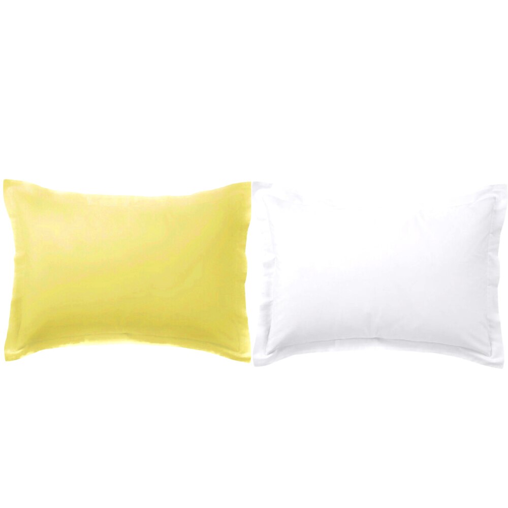 Комплект 4 калъфки за възглавница 50/70 памук ранфорс модел бяло и ...