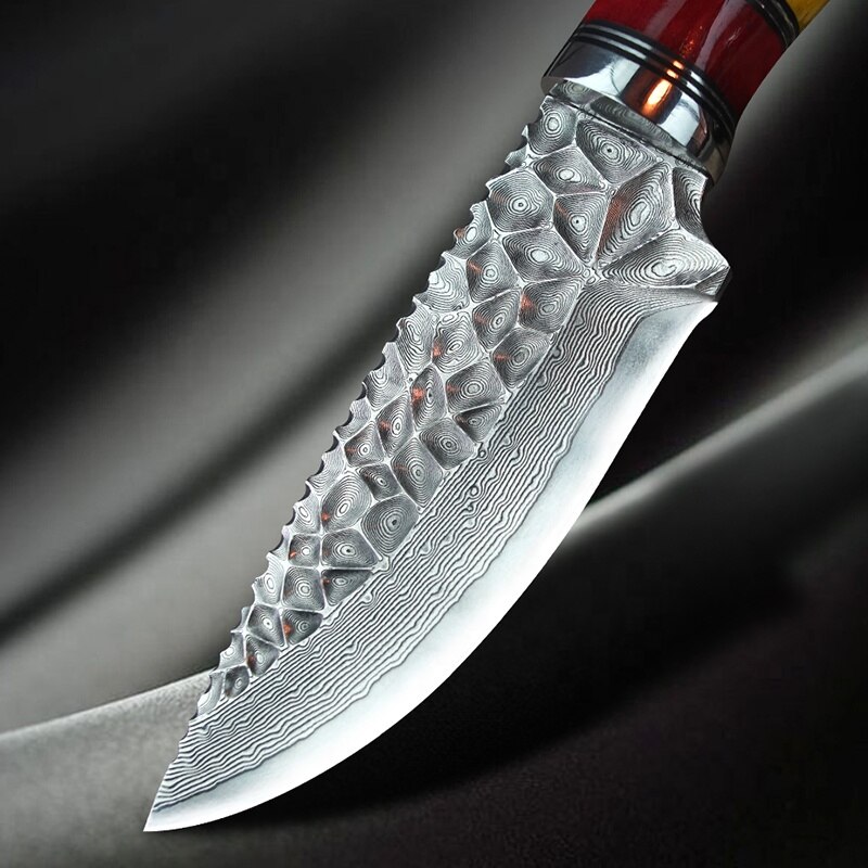 Cutit de vanatoare TokyoStyle Dragon Series, lama 9.8 cm din otel