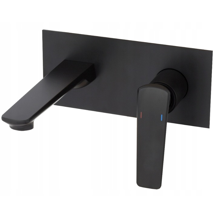 Смесител за мивка GRANITAN, Месинг, Черен