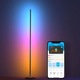 Lampadar LED RGBICWW inteligent Govee H6076 RGBICW, Wi-Fi, sincronizare muzica, lumina alba si colorata, 140cm , clasa energetica F