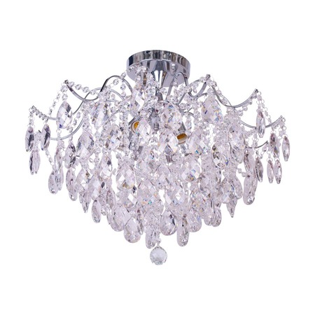 Полилей Alessandro DESIGN Onofria, Метал/Кристал, Хром, 6xE27, 6x60W ...