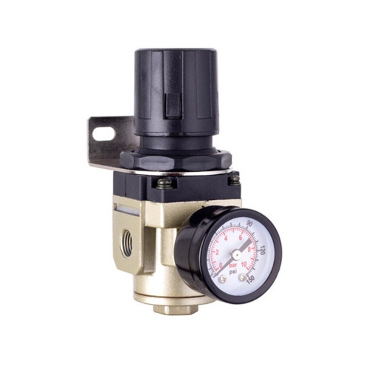 Ar3000-02 cu manometru de reducere a aerului de 1/4"