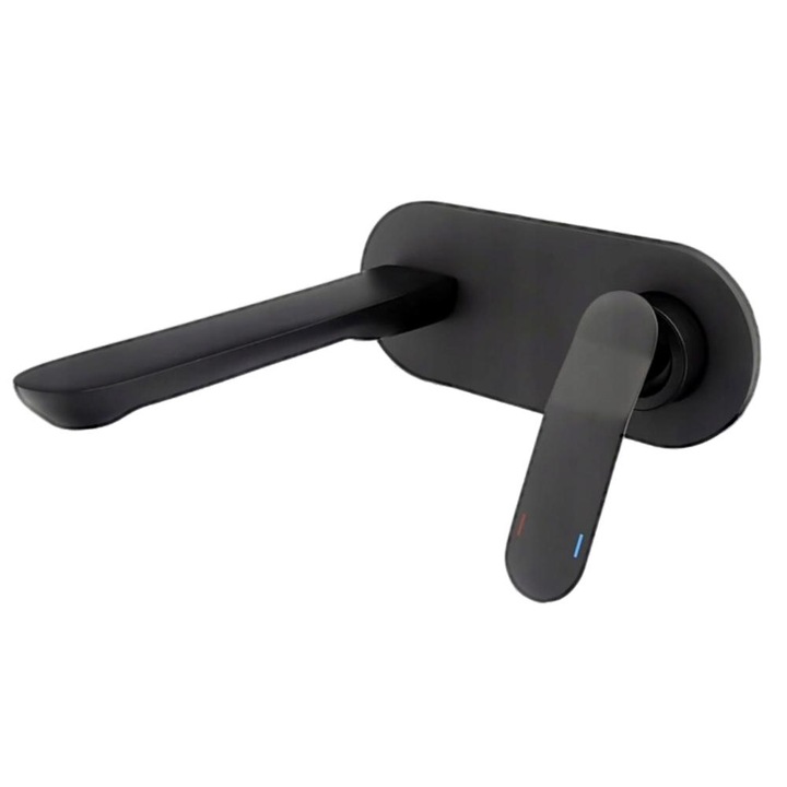 Смесител за мивка GRANITAN, месинг, черен