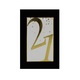 Поздравителна картичка Gold Twenty1, 18 x 12 см