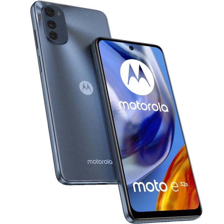 Motorola Moto E32s mobiltelefon, Dual SIM, 32 GB, 3 GB RAM, 4G, Slate Grey