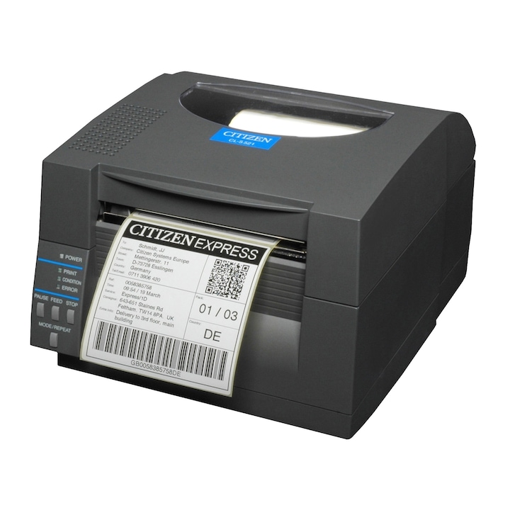 Imprimanta de etichete Citizen CL-S631, 300DPI, USB
