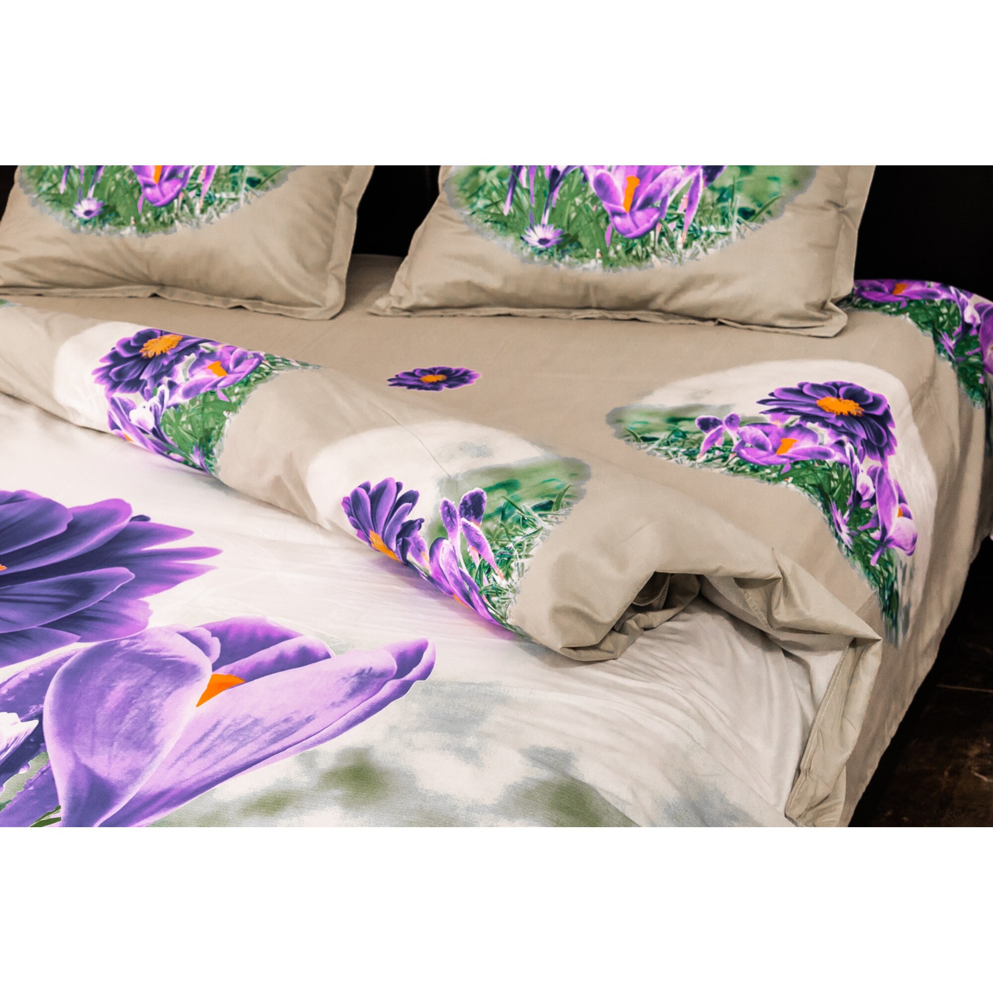3D Yellow Flower 607 Skromova Marina Bedding Bed Pillowcases Quilt