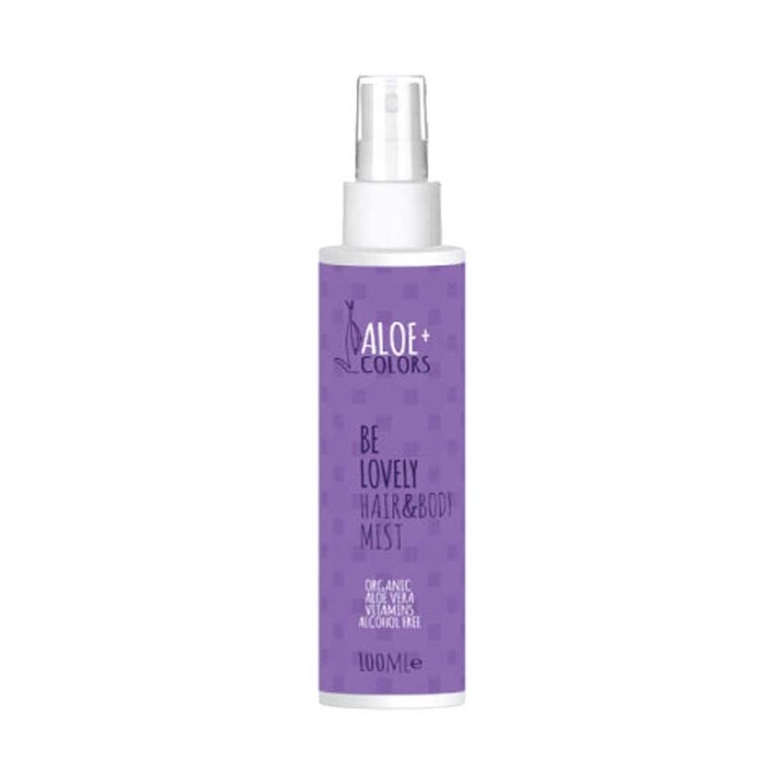 Spray pentru corp/par Be Lovely, Aloe Plus, Cu aloe vera, 100ml