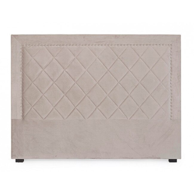 Tablie pat velur gri Ahura 160x120 cm