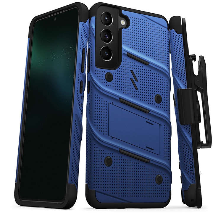 Калъф Zizo BOLT Bundle за Samsung Galaxy S22+, син, черен