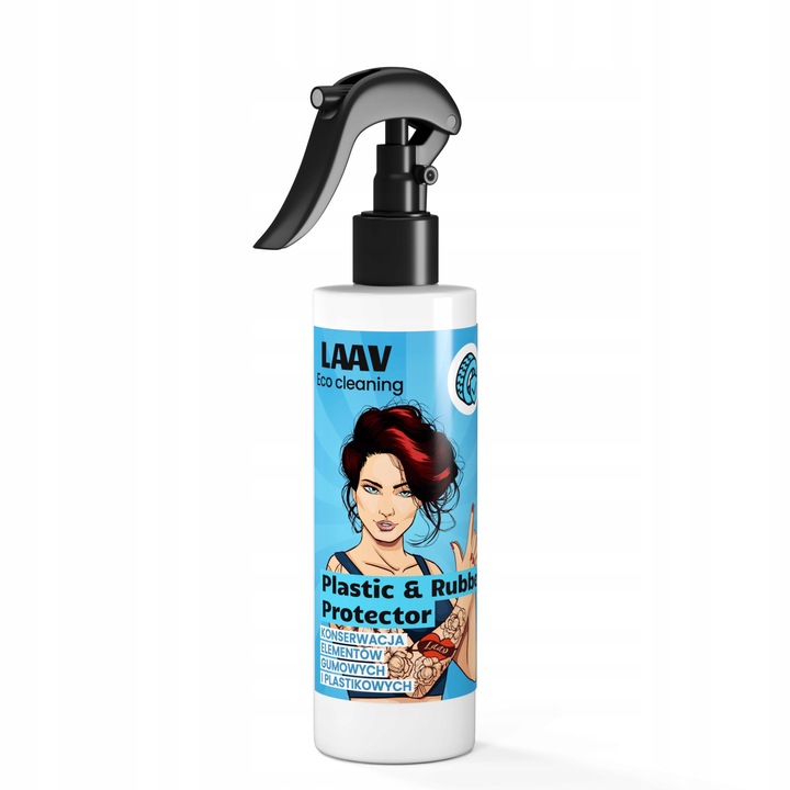 Solutie de impregnare, pentru intretinerea anvelopelor, cauciuc, plastic, ecologica, LAAV, 250 ml, efect de anvelopa umeda