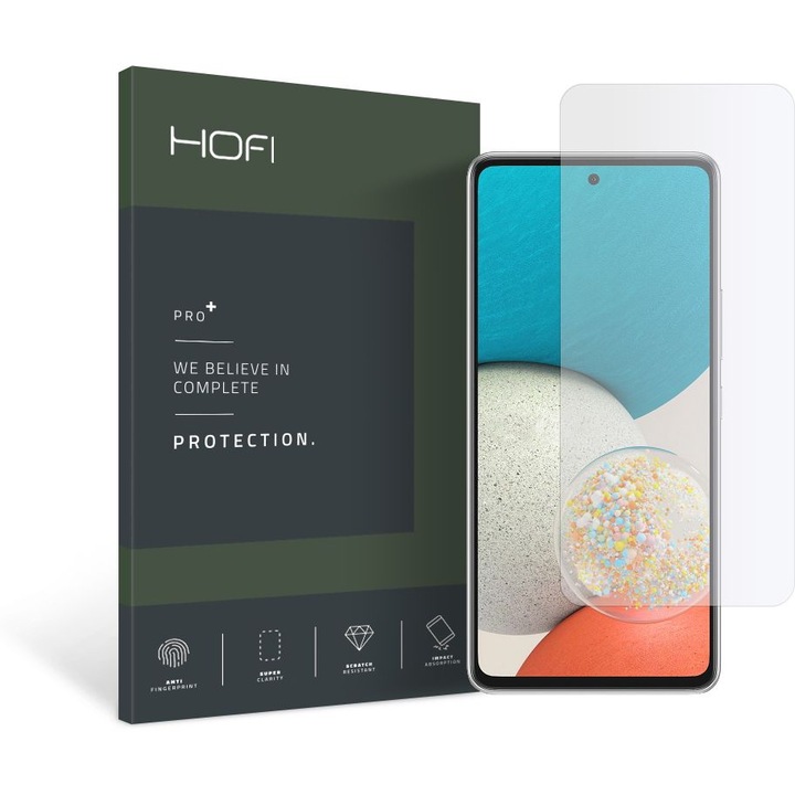 Протектор Hofi Glass Pro+, за Samsung Galaxy A53 5G, прозрачен