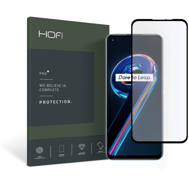 Протектор Hofi Glass Pro+, за Realme 9 Pro / OnePlus Nord CE 2 Lite 5G, черен