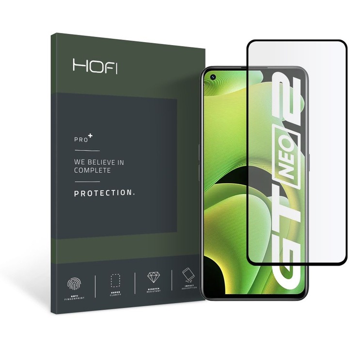 Протектор Hofi Glass Pro+, за Realme GT Neo 2, черен