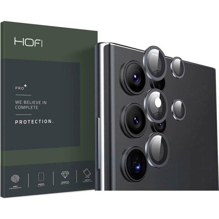 Протектор Hofi Camring Pro+, за камера, за Samsung Galaxy S22 Ultra, черен