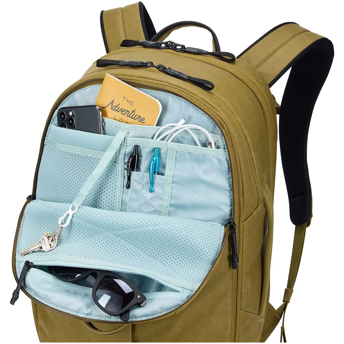 Rucsac laptop 15.6 inch Thule Aion travel 28L, Nutria Brown