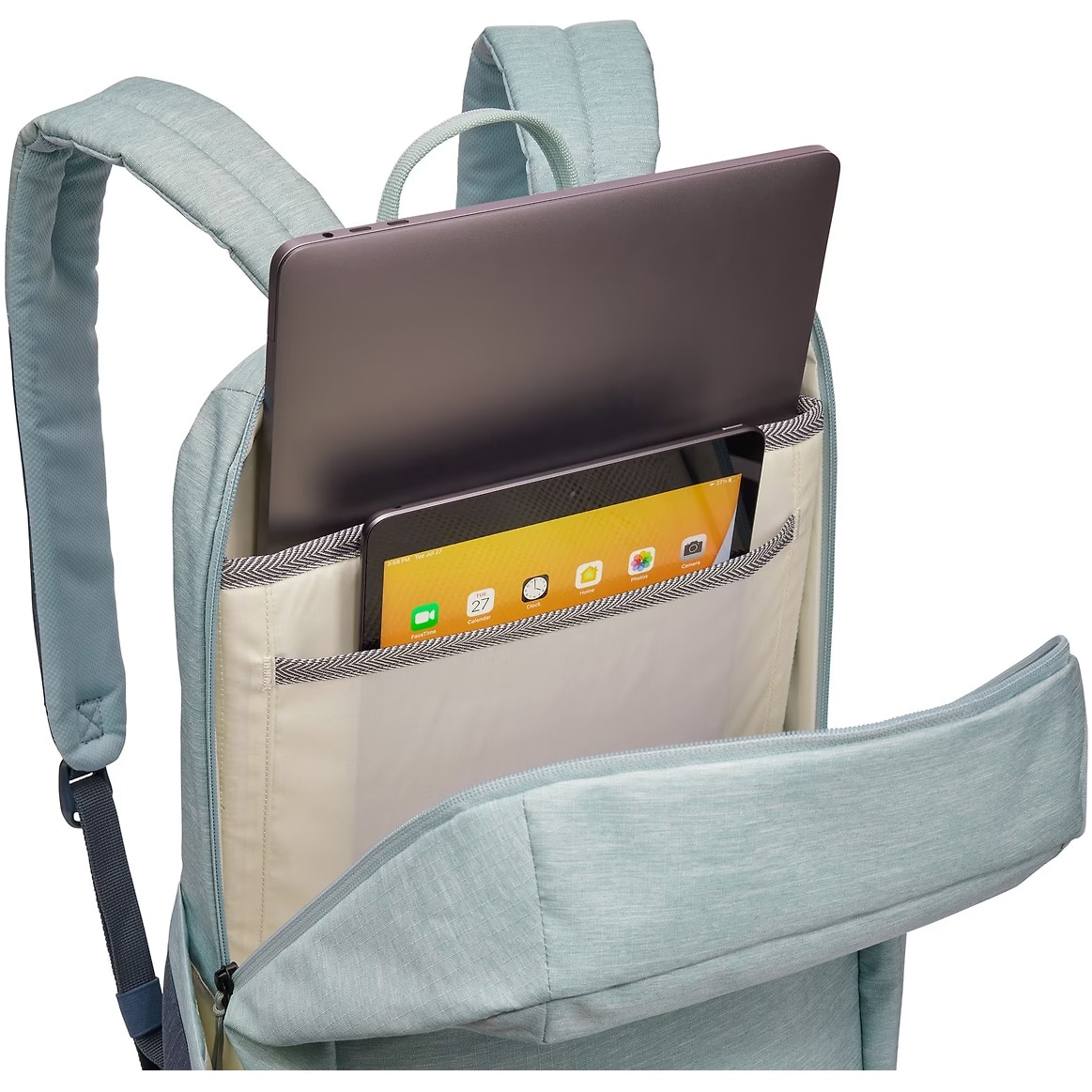 Rucsac THULE pentru notebook de max. 15.6 inch, 1 compartimente, buzunar frontal, buzunar lateral x 2, waterproof