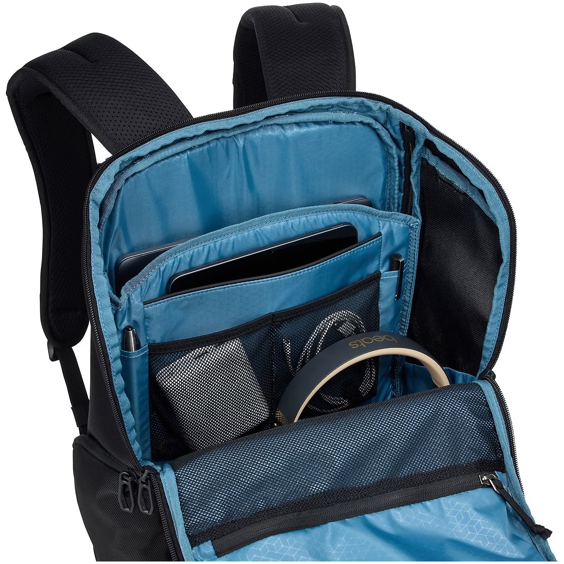 Rucsac THULE pentru notebook de max. 15.6 inch, 1 compartimente, buzunar frontal x 3, buzunar lateral x 2, waterproof, poliester, Negru