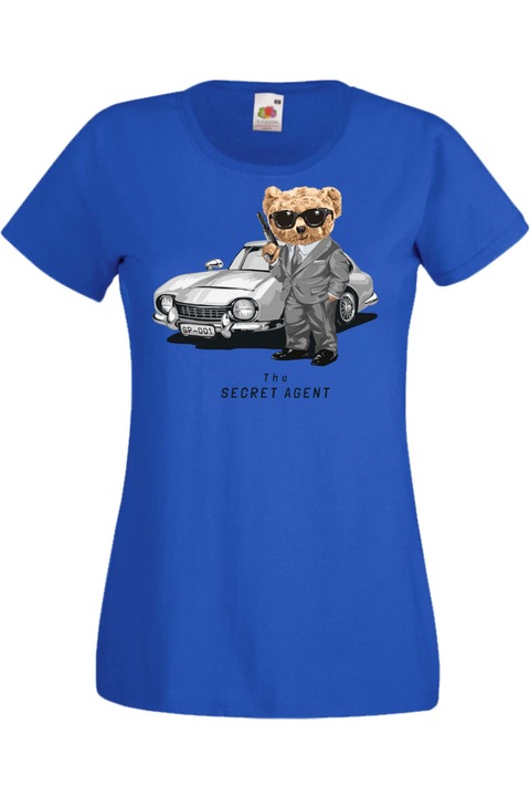 Дамска Тениска Cartoon Bear Moschino Teddy Bear Cute Cuddly Teddy Bear Soft Bear Подарък Cute Bear The Secret Agent