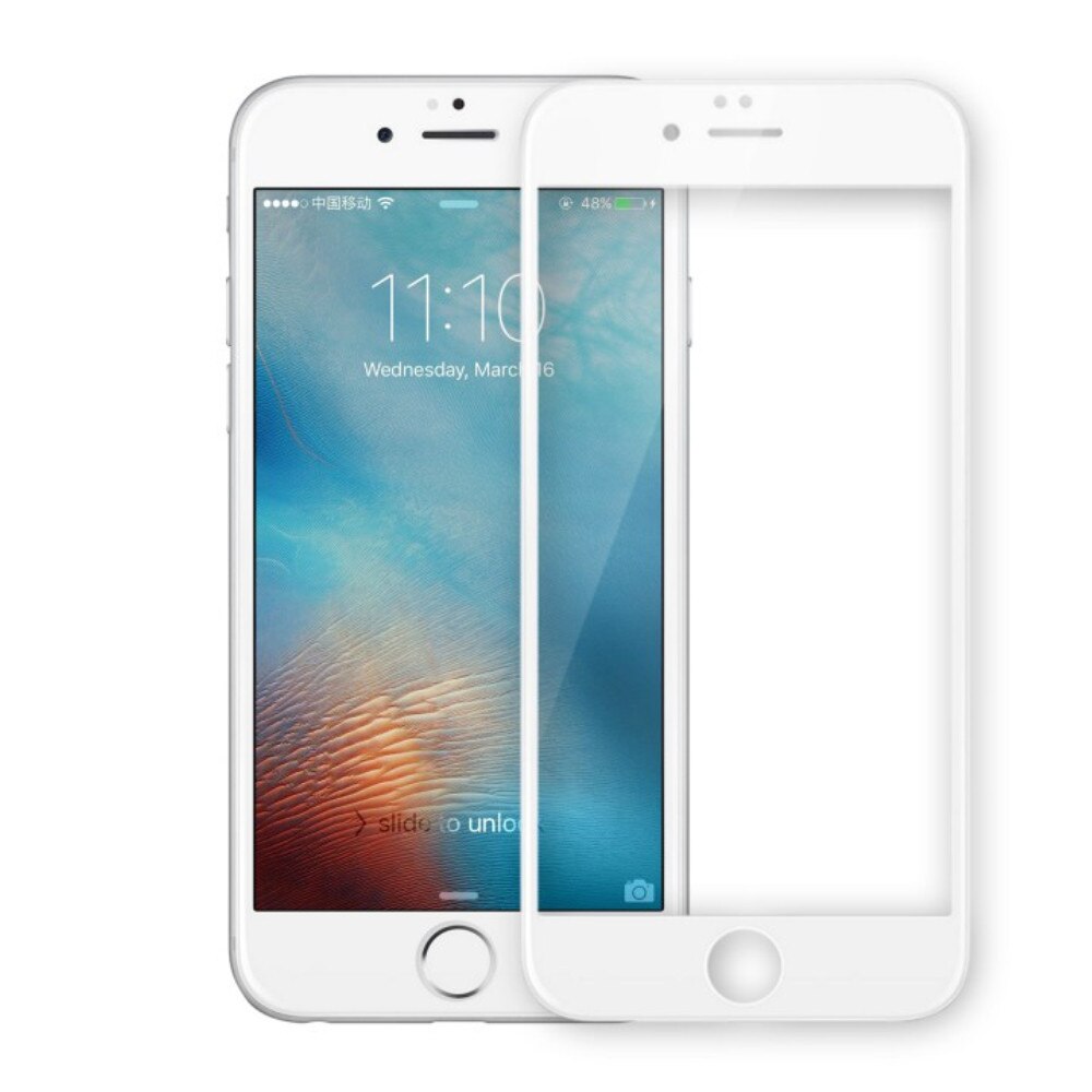 Folie din sticla temperata 3D Cp Max Nillkin pentru iPhone 7/8/SE 2, alb