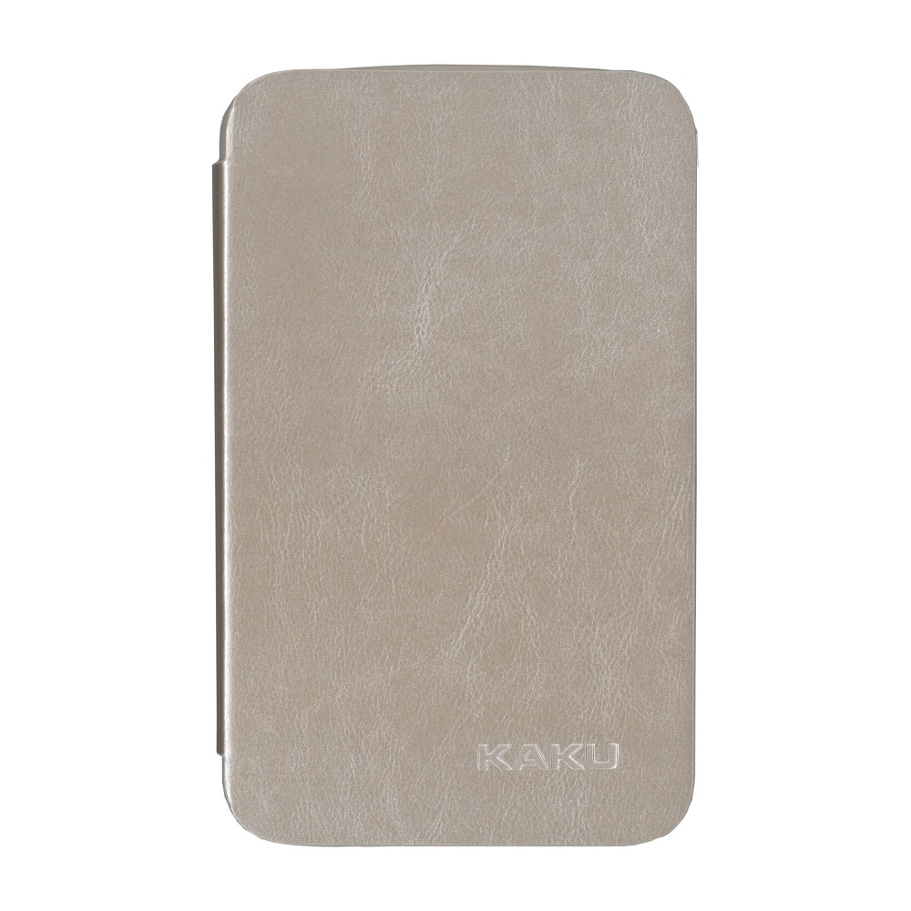 Husa flip Kaku pentru tableta Samsung Galaxy Tab 3 7.0 T210/P3200, auriu