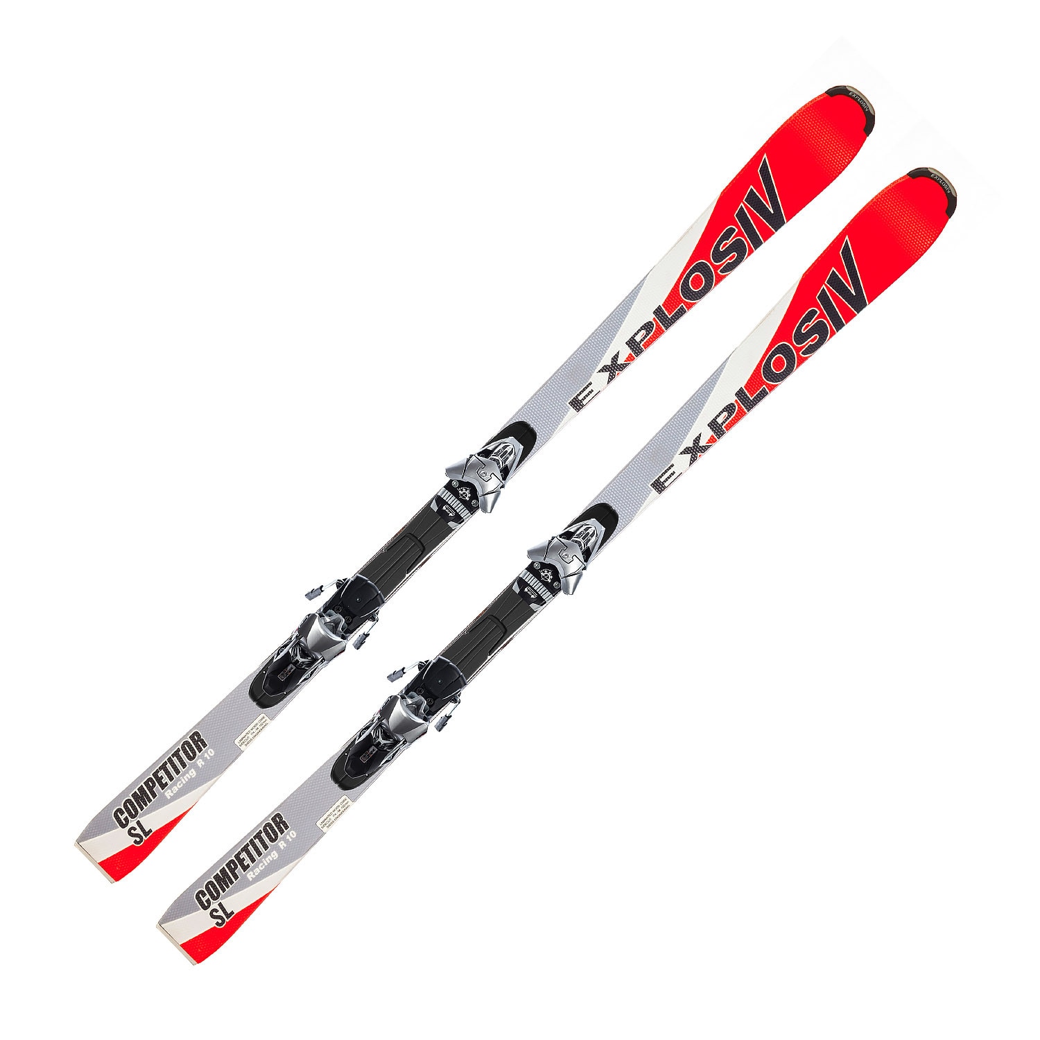 Schi Explosiv COMPETITOR SL M08 cu legatura LD12 + inaltator 10MM gri/rosu 155