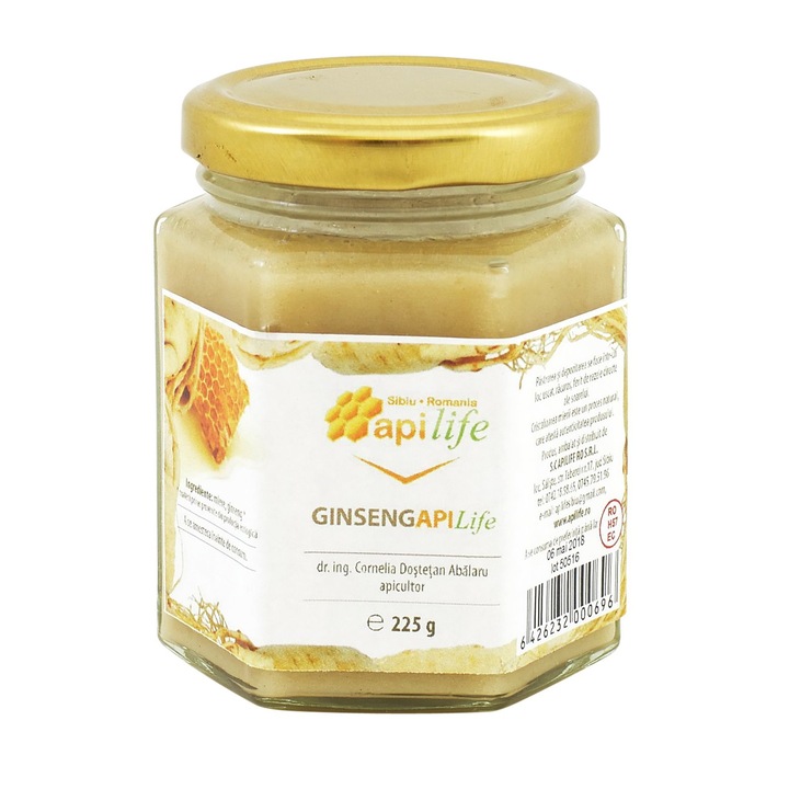 Miere cu ginseng 225g