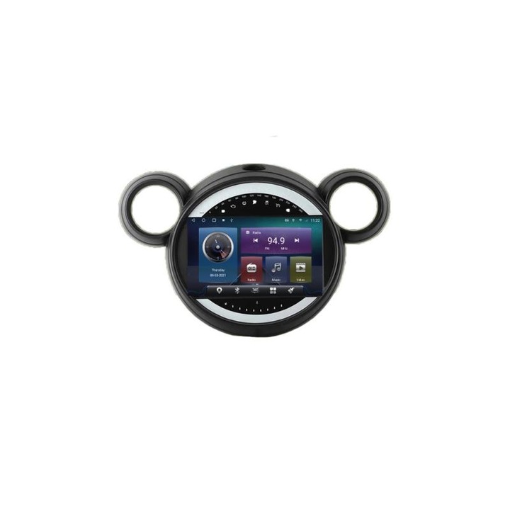 Navigatie dedicata Mini 2011-2015 cu sistem CIC Octa Core cu Android Radio Bluetooth Internet GPS WIFI 4+32GB 4+32 Kit-mini-02+EDT-E409