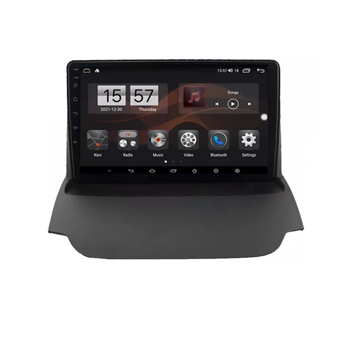 Navigáció Ford Ecosport 2013-2017, 4 GB RAM és 64 GB ROM, 4G Sim Slot, nyolcmagos processzor, integrált Carplay, DSP digitális hangprocesszor, Android, alkalmazások, USB, Wi Fi, Bluetooth