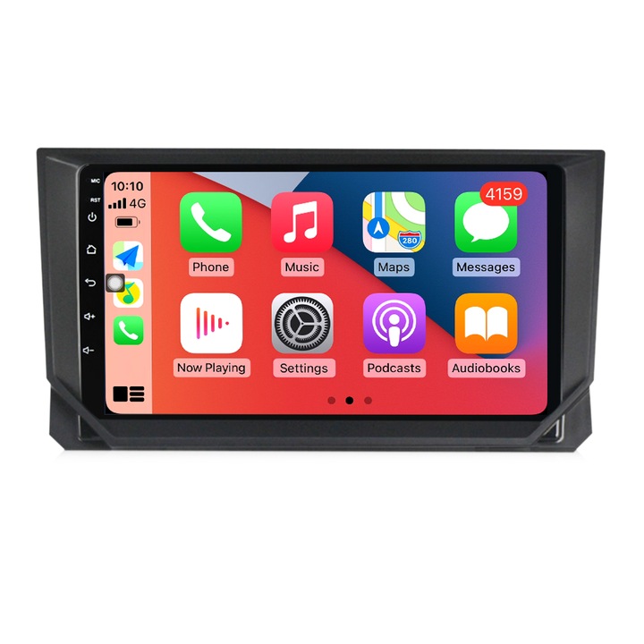 Navigatie Seat Ibiza din 2017-2020, NAVIGPS, Android 13, Wireless Carplay si Android Auto, 2GB RAM si 32GB ROM, Display IPS 9 inch, Camera Marsarier, Internet, Aplicatii, Wi Fi, Usb, Bluetooth