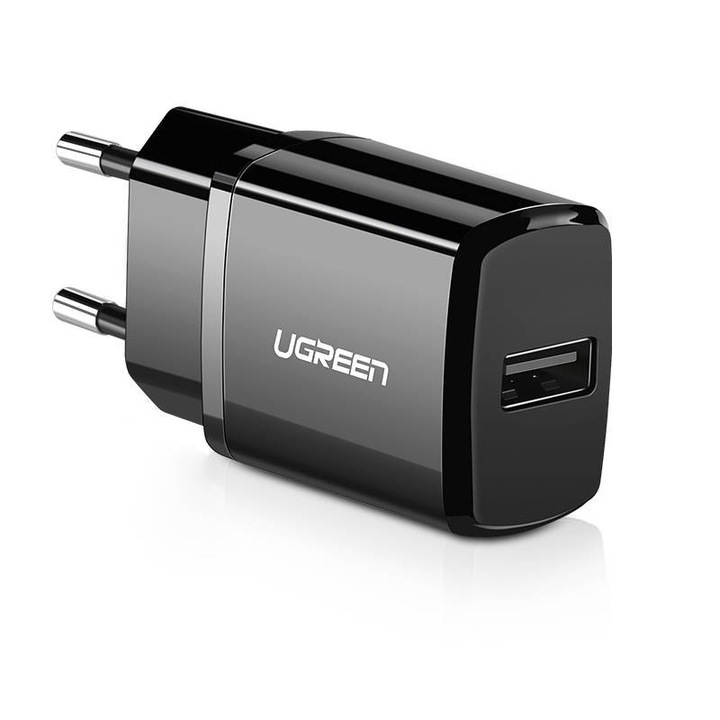 UGREEN ED011 hálózati töltő, USB, 2.1A, fekete