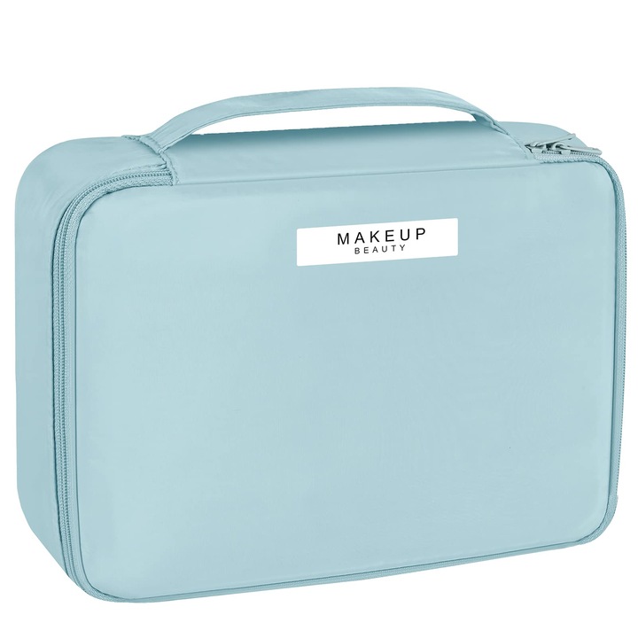 Geanta de calatorie pentru produse cosmetice, rezistent la apa, 23*8*16.5cm, Albastru