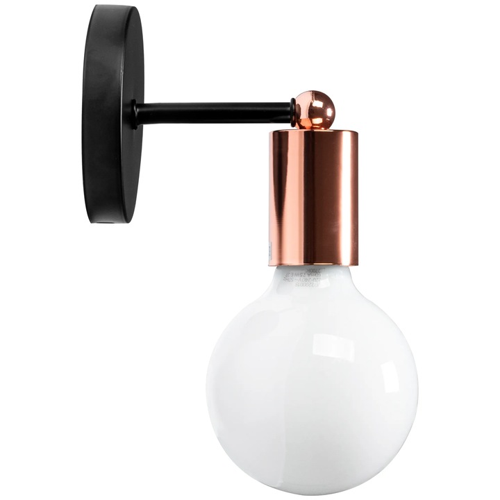 Аплик 1 Source E27 60W Metal Rose Gold 100x80 мм