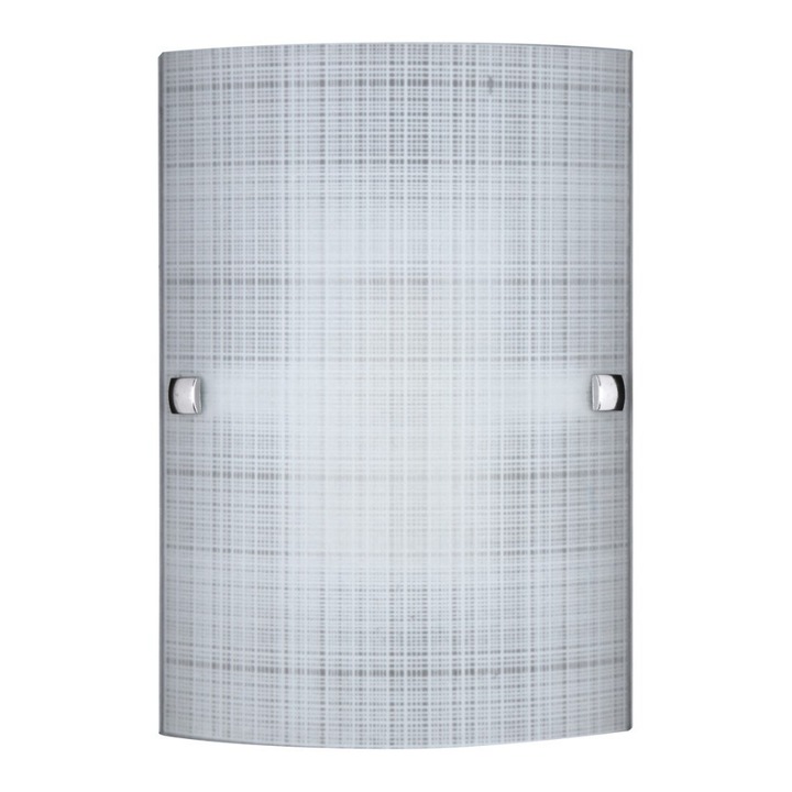 Аплик Scottie, метал, стъкло, бял, 1 крушка, цокъл E27, 3887, Rabalux