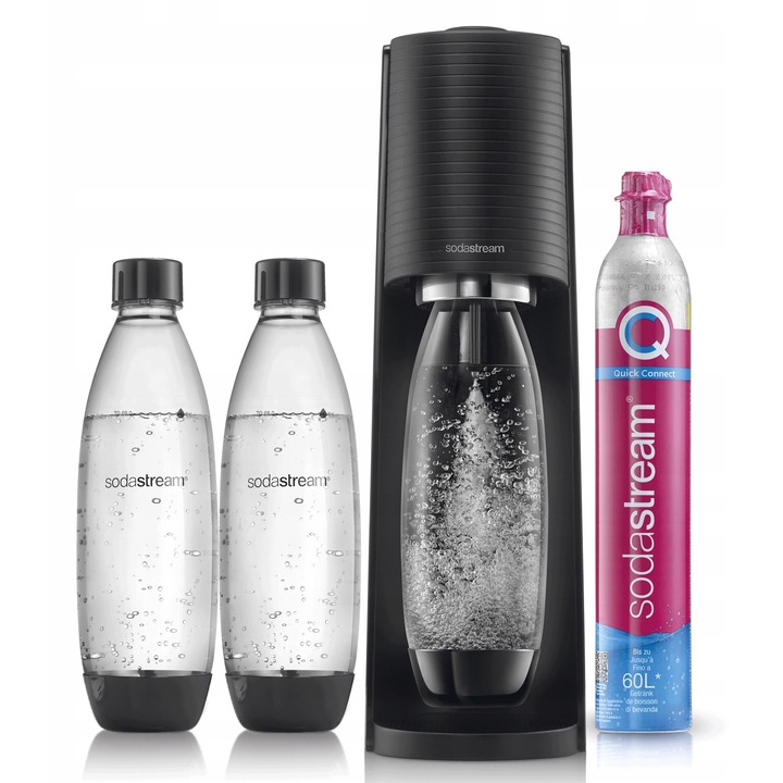 SodaStream Terra czarny 2 butelki
