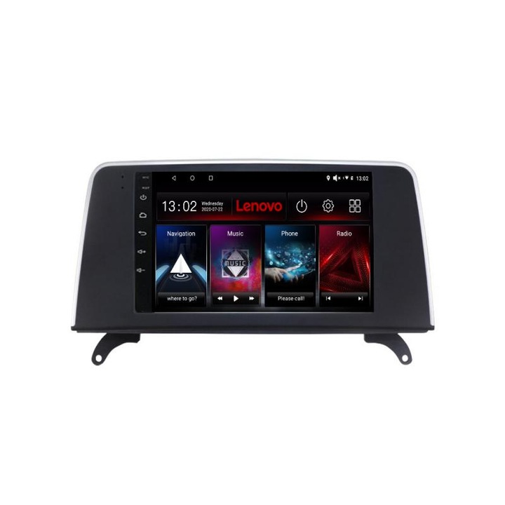 Специализирана навигация BMW X5 X6 2009-2014 CIC Lenovo Octa Core с Android радио Bluetooth интернет GPS WIFI DSP 2+32 GB 4G KIT-x5-cic+EDT-E509-LITE