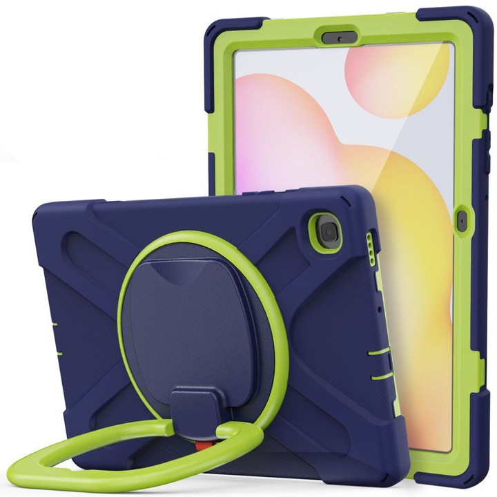Калъф TECH-PROTECT X-armor за Samsung Galaxy Tab S6 Lite, 10.4" 2020 / 2022, Navy Lime