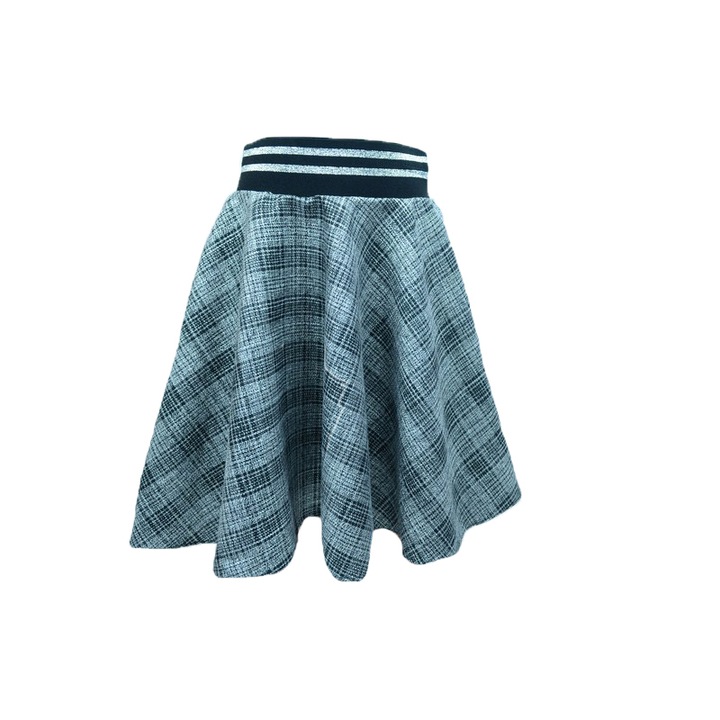 Fusta eleganta, fete, NN, carouri, Gri