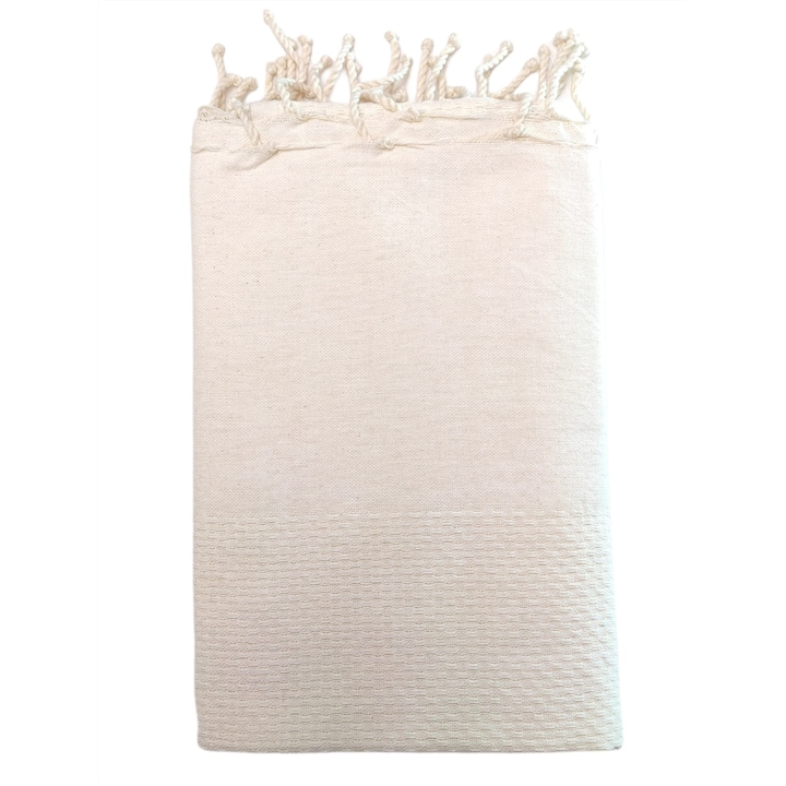 Strand/SPA törölköző Tunis Fouta 100x200 cm fehér