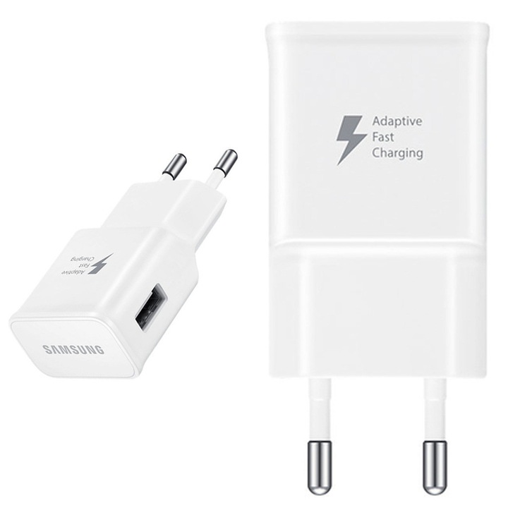 Адаптер/Зарядно Samsung EP-TA20EWE Adaptive Fast Travel Charger, 2A (Bulk), Бял