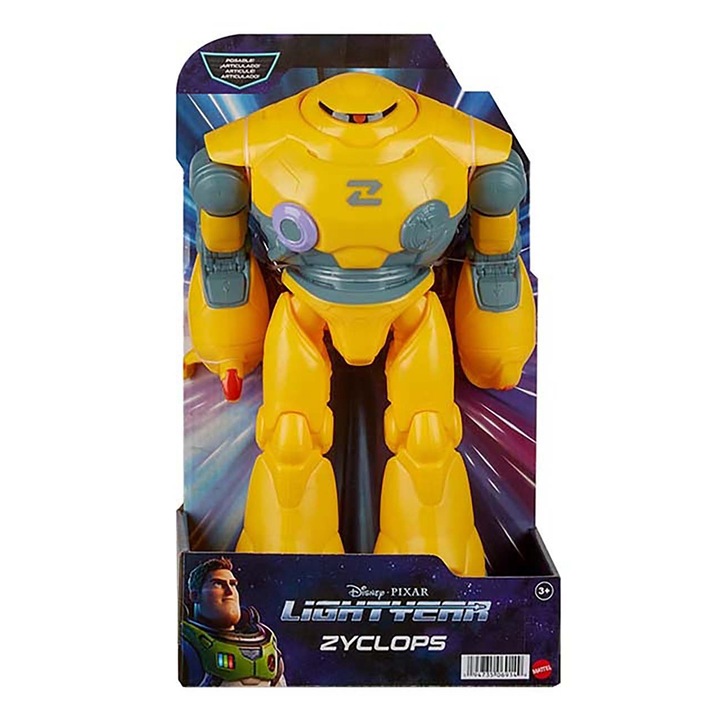 Екшън фигурка, Светлинна година, Циклоп, Жълто/Сиво