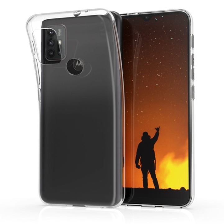 Telefontok Motorola Moto G30 / Moto G10, szilikon, átlátszó, 54626.03