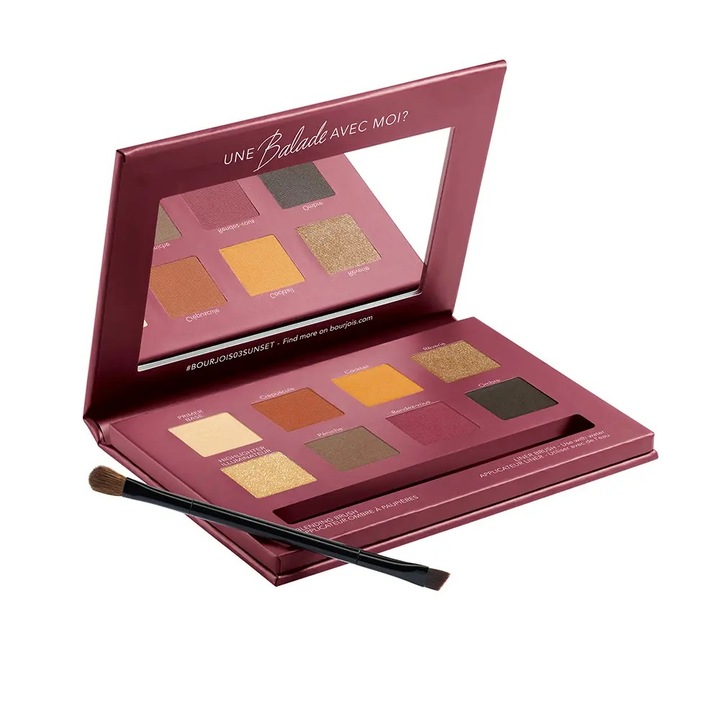 Paleta farduri de pleoape, Bourjois, Beau Regard, 03-Sunset