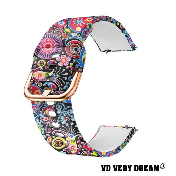 Каишка VD Very Dream, Съвместима с Huawei Watch GT 3, 42мм, Силиконова