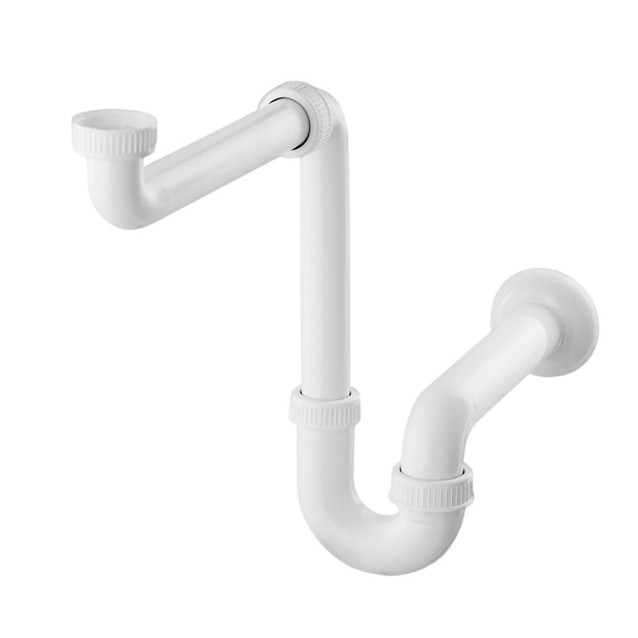 Смесител за мивка GRANITAN, PVC, Бял