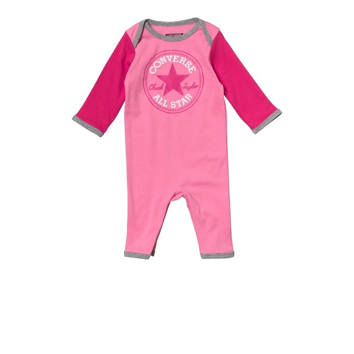 Body All-in-one Converse All Star Infant, Classic Pink, 3-6 luni, 68 CM