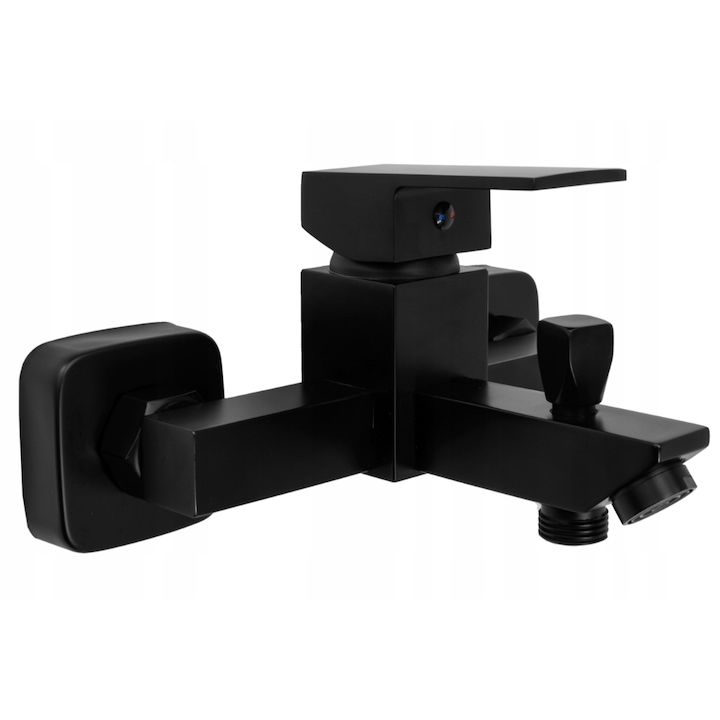 Granitan Szaniter csaptelep, Caro, sárgaréz, kerámiapatron, fekete